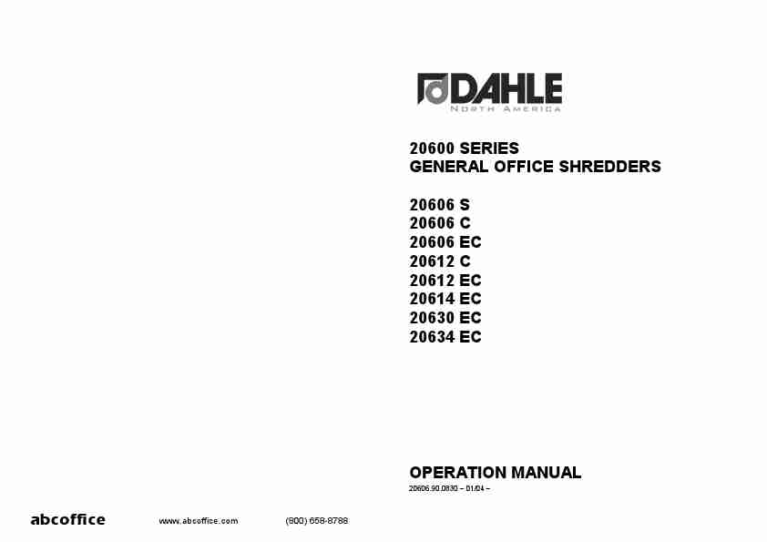 ABC Office Paper Shredder 20634 EC-page_pdf